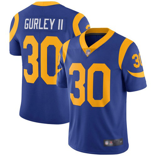 Los Angeles Rams Limited Royal Blue Men Todd Gurley Alternate Jersey NFL Football #30 Vapor Untouchable->los angeles rams->NFL Jersey